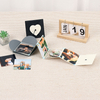 En gros de logo personnalisé, album de pliage de pliage album Polaroid Slip-in Papier tiré à la main Berbite Baby Family Memory Memory