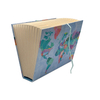 Position de dossier de dossier d'accordéon en expansion de 13 poches personnalisable A4 Forme Papier Organisateur de bureau Documents Colorful Fashion