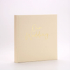 PU Leather et papier en verre bricolage Perfect Bound Paper Photo Album pour le mariage et bébé avec une impression de logo personnalisée