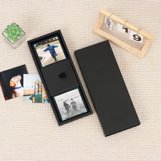 Esponiation en gros de la pop-up Photo Album de haute qualité Papier en carton dur impression personnalisé Format 10x10 16 photos de mariages cadeaux