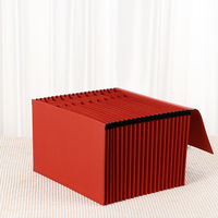 Dossier de fichiers en dépenses avec école de caoutchouc Document Document Organizer Organizer Organization Kraft Paper Paper 21-Pocket A4 Taille