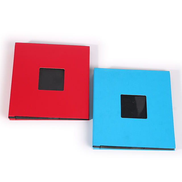 Album photo coloré à couverture rigide avec 500 conceptions de fenêtre de poche pour photos de mariage bricolage Slip-in Logo personnalisé Printing bébé 2 Couleur