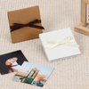 Logo personnalisé en gros de l'accordél de pliage album photo Kraft Paper Ribbon Knot Memory Post Carte pour la famille Baby Baby Family