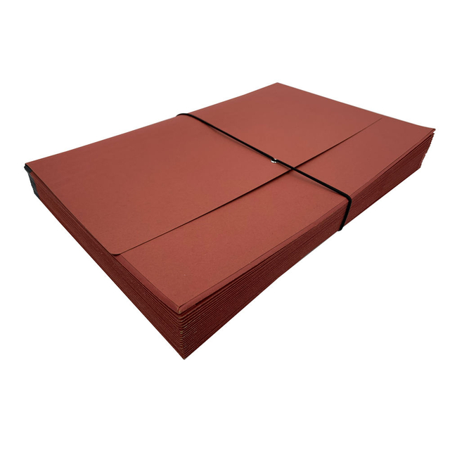 Fondeuse de fichiers en papier d'accordéon de papier Kraft en gros logo personnalisé A4 Taille de 21 poche