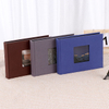 En gros, OEM personnalisé 4x6 tissu lin couvercle photo album de bricolage avec un logo d'impression pour le mariage baby & family Photos