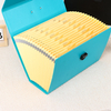 OEM Custom Logo 19-poche A4 Expansion de fichiers accordéon Boîte de fichiers avec des documents de papier Handle Organisateur Company Office School Utilisation