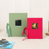 OEM Custom 4x6 Slip-In Explosion Photo Album Fermeture de livre avec fenêtre avant pour les événements de la famille de bébé et de mariage pour bébé d'anniversaire et de mariage