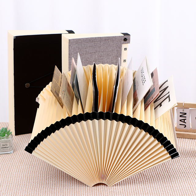 Hot Sale Factory A4 Taille de haute qualité Logo personnalisé Expansion du dossier de fichier d'accordéon Document de document Organisateur de scolarisation Portefeuille