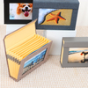 OEM Wholesale 4x6 Diy Accordion Style Paper Photo Album Projects Colorful Coup Cover Birthday Wedding Family Photo Collections