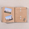 OEM COUVERTURE DE LOGO COUVERTURE CURTURE Kraft Paper Folio Document Organisateur