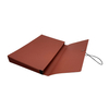 Dossier de fichier en accordéon en papier kraft 21-poche Logo A4 Organisateur de document de portefeuille de sacs à sacs A4 avec dossier de caoutchouc