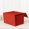 Document scolaire de taille A4 21-poche Forme de portefeuille Organisateur Forme de fichier Expansion Document de caoutchouc en papier kraft personnalisé