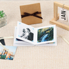 Logo personnalisé en gros de l'accordél de pliage album photo Kraft Paper Ribbon Knot Memory Post Carte pour la famille Baby Baby Family