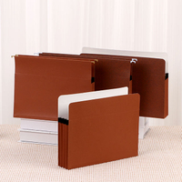 Matière de carton de dossier de fichiers de fichiers de poches A4 Hanging Pockets avec un logo personnalisé pour la papeterie de bureau