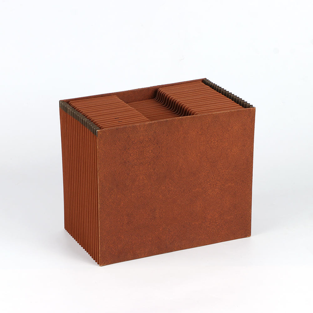 Logo personnalisé en gros A4 Taille 21 poche Kraft Paper Accordion Fichier de dossier Sac Sac de portefeuille Document Document Organisateur Organisateur Utilisation