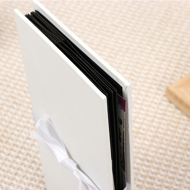 Vente en gros de Factory Hot Sale Custom Logo Album de pliage coloré pour l'anniversaire et le mariage fait avec une couverture en papier durable