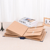 Couverture en cuir PU personnalisé OEM Kraft Paper Folio Document Organisateur Case Emergency Binder Expanding Dossier Sac enveloppe