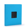 Album photo coloré à couverture rigide avec 500 conceptions de fenêtre de poche pour photos de mariage bricolage Slip-in Logo personnalisé Printing bébé 2 Couleur