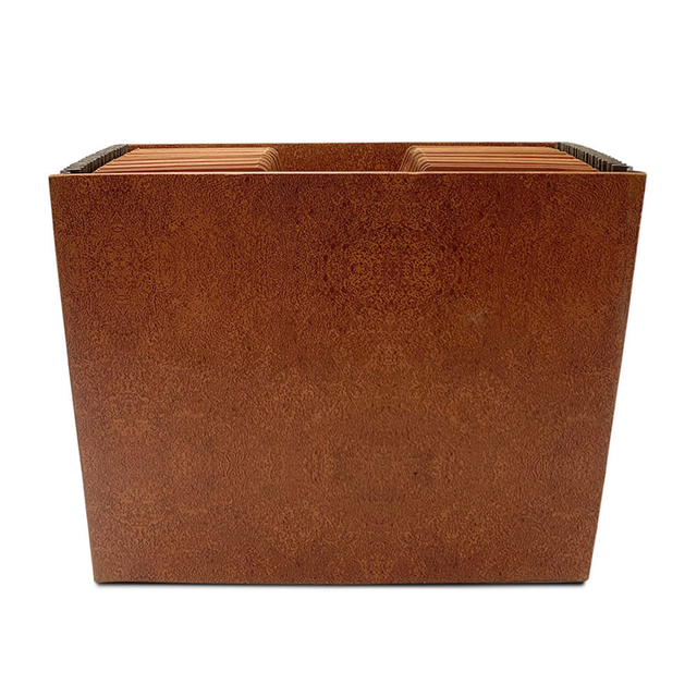Fonds de fichier en accordéon de papier kraft en gros de 21 poches A4 Taille de logo personnalisée Office de bureau Organisateur de sacs d'école Forme de portefeuille Utilisation