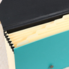 Emballage personnalisé OEM en gros A4 Taille 7 poches Organisateur de fichier papier en expansion de l'accordéon Office School Utiliser le sac à motifs
