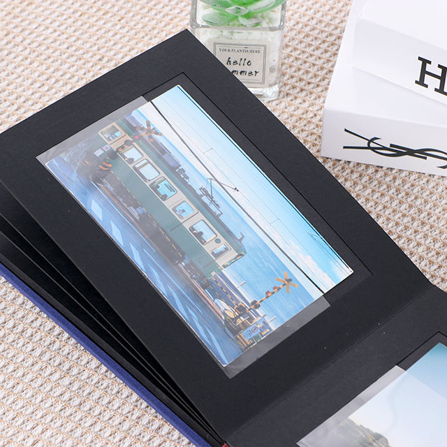 Album photo de glissement de bricolage Logo personnalisé et couverture de tissu en lin en tissu pour mariage Photos de famille de bébé