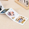 Logo personnalisé en gros de l'accordél de pliage album photo Kraft Paper Ribbon Knot Memory Post Carte pour la famille Baby Baby Family