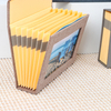 OEM 4x6 Papier de style accordéon personnalisé Album de bricolage projets de couverture de tissu coloré de mariage d'anniversaire de mariage de famille collections de photos