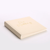 Factory personnalisé Hard Cover DIY PAPIER MÉDICA Photo de mariage Perfect Bound avec cuir PU et papier en verre pour les photos de garde