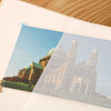 PU Leather et papier en verre bricolage Perfect Bound Paper Photo Album pour le mariage et bébé avec une impression de logo personnalisée