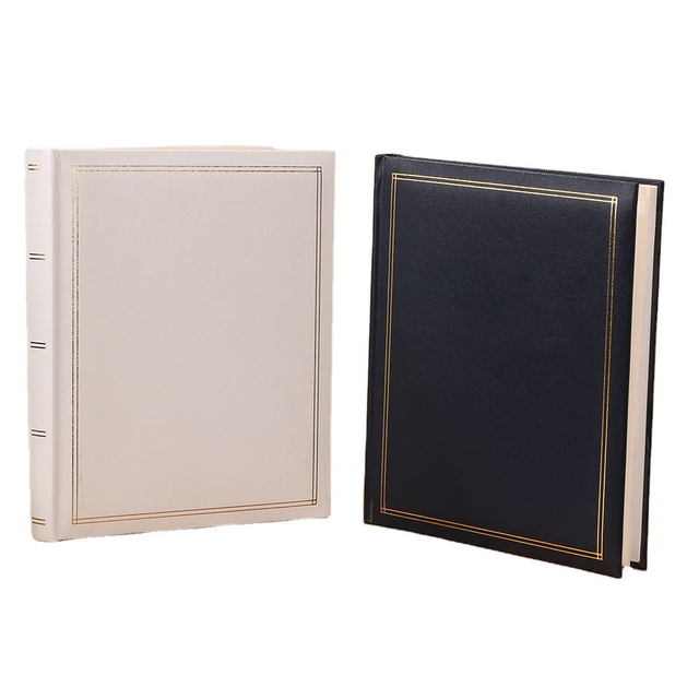 PU Custom Logo Classic Photo album d'auto-adhésif personnalisable taille Diy Friendly for Wedding with Book Close Colorful Design