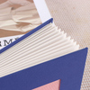 Album photo de bricolage Couverture en tissu en lin coloré avec fenêtre avant 6x4 Slip-in pour mariage Baby Family Photo Album