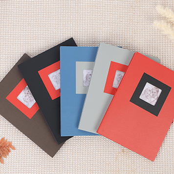 Album photo de reliure en spirale