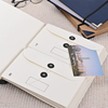 OEM personnalisé au cas où je vais manquer l'organisateur de document de folio de liant Kraft Paper pour enregistrer le fichier de photos d'informations personnelles clés