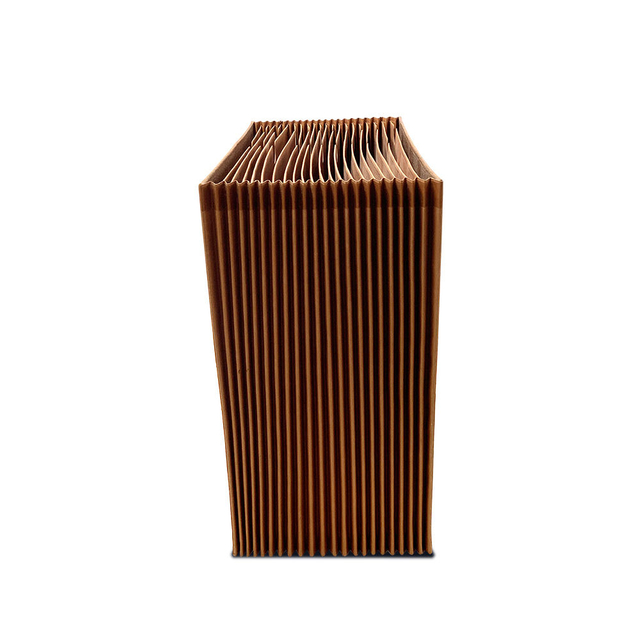 Logo personnalisé de taille A4 21 poche Kraft Paper Accordion Fichier Fichier de dossier Bag du portefeuille Organisateur de document de forme de portefeuille à usage de bureau