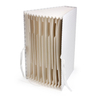 Logo personnalisé en gros de 13 poches en expansion A4 Fichier de fichiers de carton Paper Document Organizer Sac pour la papeterie Office et scolaire