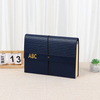 Organisateur de dossiers de fichiers en expansion en gros de 24 pochettes A4 Taille PU Cover Hard Cardboard Bungee Fermeure School Office Utilisation