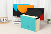 Emballage personnalisé 7 poches Organisateur de fichiers Expansion de l'accordéon Office Document Folder School Utiliser A4 Taille Wallet Wholesale
