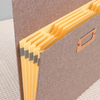 OEM Custom Logo A4 Taille papier en expansion Dossier de fichiers Couverture de tissu école bureau