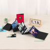 Album photo pliant de logo personnalisé en gros 4x6 5x7 Cover en papier Couvercle de la fenêtre avant Graduation Anniversaire Baby Family Events