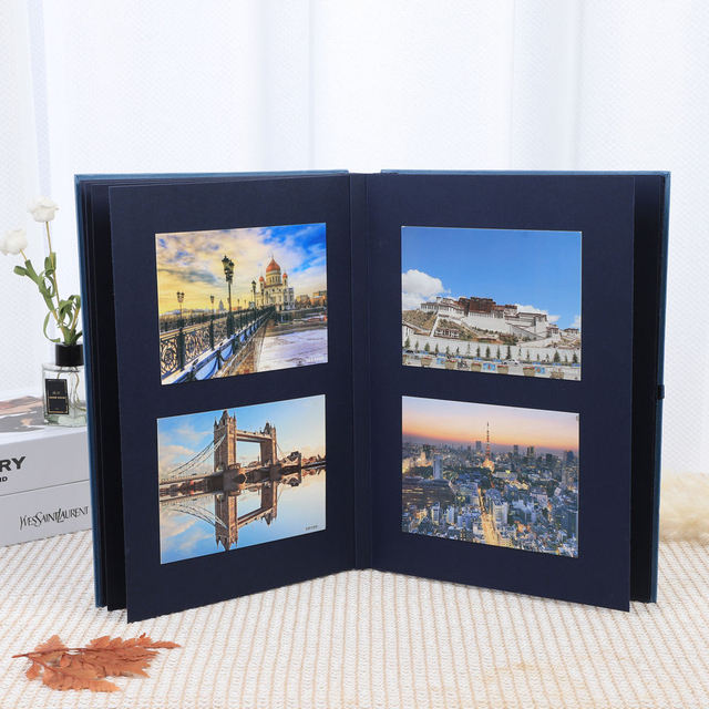Livre de signature pliage logo personnalisé coloré bricolage photo album commercial activité commerciale anniversaire mariage graduation-offsering boyili