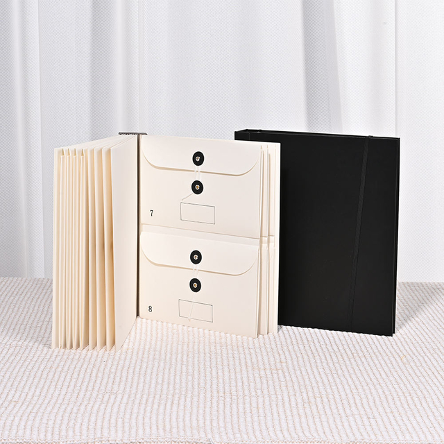 Organisateur de documents Folio personnalisés OEM au cas où je vais manquer le papier kraft pour enregistrer le fichier de photos d'informations personnelles de clé d'enregistrement