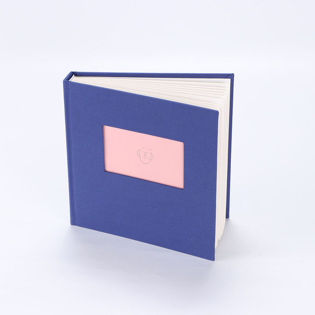 Personnaliser en gros OEM OEM Diy 6x4 Slip-in Front Ferme de lin Tissu de lin coloré Baby Family Photo Album Album Livre