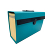 19-poches Logo du client A4 Forme du sac Expansion de dossier d'accordéon Dossier de dossier Document Paper Document Organisateur avec Handle Office School Utilisation