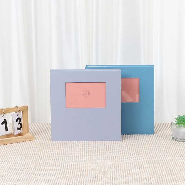 OEM Personnalisation de l'album photo de glissement de bricolage Kpop Design de la fenêtre avant Polaroid Explosion Graduation Wedding Celebrations Livre