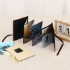 Album photo pliant de logo personnalisé 4x6 6x4 pour les événements de famille de mariage d'anniversaire de remise des diplômes avec fenêtre avant de couverture en papier