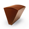 Logo personnalisé en gros de taille A4 Taille 21 poche Kraft Paper Accordion Fichier Dossier Office Organisateur de bureau