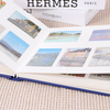 Album photo de bricolage Couverture en tissu en lin coloré avec fenêtre avant 6x4 Slip-in pour mariage Baby Family Photo Album