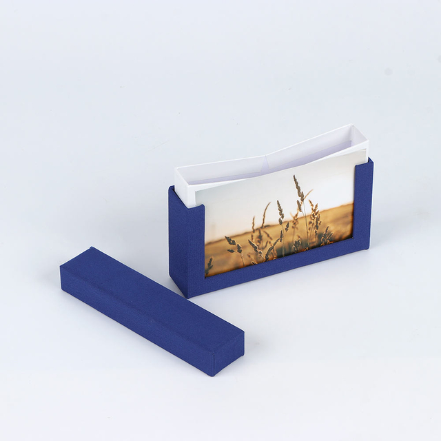 Cadre de boîte de collection de photos 4x6 en gros avec couverture en carton en papier couvercle de mariage