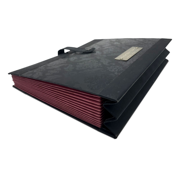 Organisateur de document de papier 13 poches de haute qualité en expansion de dossier de fichiers d'accordéon avec produit de classement de logo personnalisé