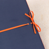 Folder de fichier de taille de logo personnalisé en gros avec fermeture de ruban de couverture en tissu pour le stockage de documents et de papiers de papeurs et de papiers